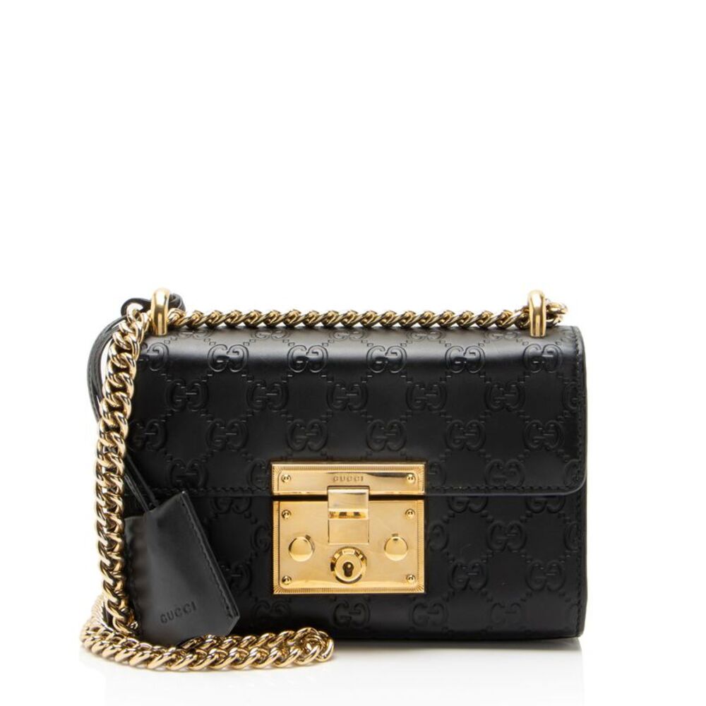 Gucci Guccissima Leather Padlock Small Shoulder Bag